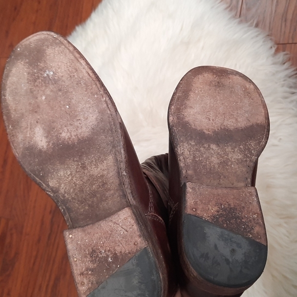 Frye Phillips Riding Brown Leather Boots - Picture 7 of 7